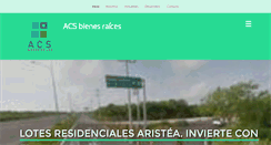 Desktop Screenshot of acsbienesraices.com.mx